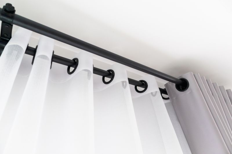Indoor Curtain Rod Installation